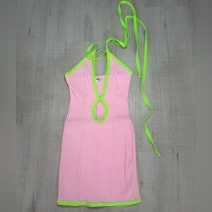 Pink body con dres